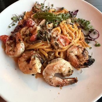 Roth SocialHouse - Spicy Vodka Pasta add shrimp - New American Near Me - Turlock, California