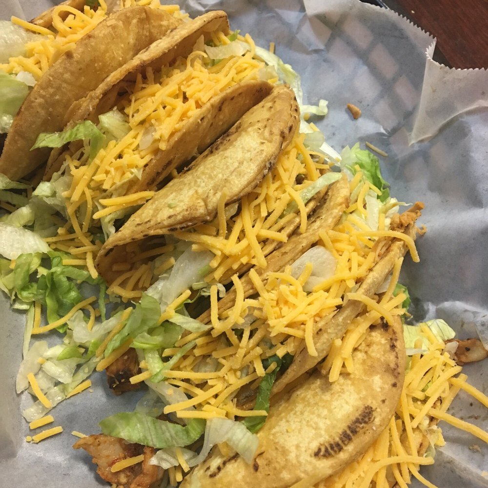 Chilangos - Hard shell tacos...Pork and beef variety - Mexican Near Me - Winter Springs, Florida