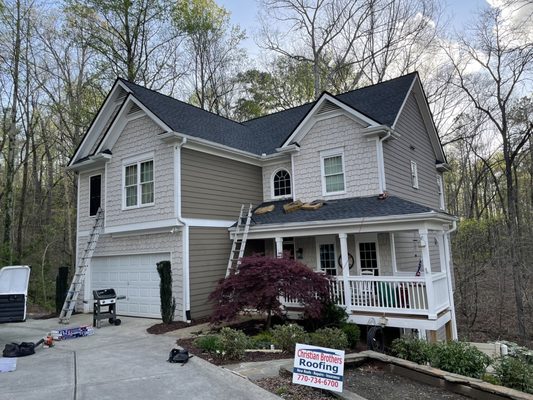 Christian Brothers Roofing Contractor Logo