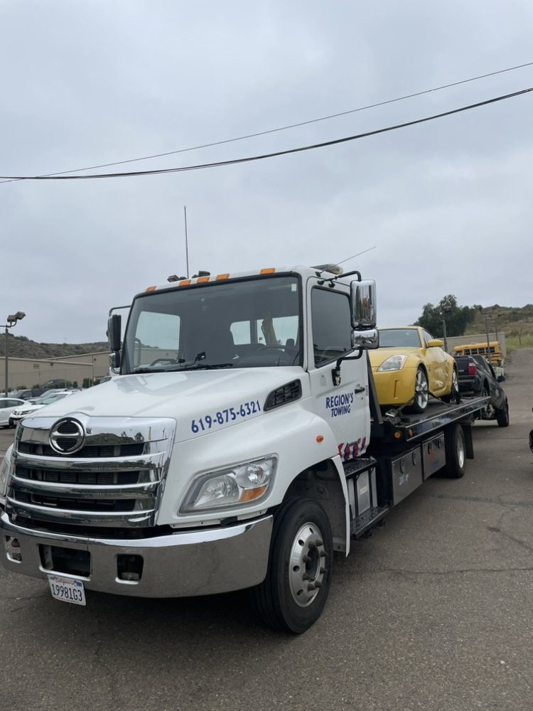REGION’S TOWING SERVICES Updated 2024 Request a Quote El Cajon, California Towing