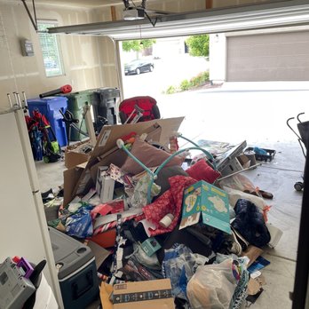 Blue Crew Junk Removal - A huge amount of trash that needed to be removed - Junk Removal & Hauling Near Me