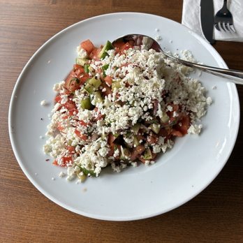 Zara Austin - Shepherd Salad with feta cheese - Mediterranean Near Me - Forest Hills, New York
