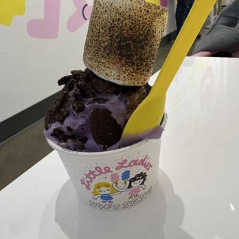 Little Ladies Soft Serve - ube soft serve with oreos and toasted marshmallow - Food Trucks Near Me - Westerville, Ohio Little Ladies Soft Serve - ube soft serve with oreos and toasted marshmallow - Food Trucks Near Me - Westerville, Ohio
