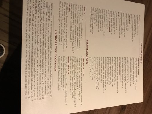 Menu photo 8 Pinstripes Chicago, IL
