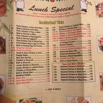 King Hing Restaurant - the menu for king hing lunch special - Chinese Near Me - Bronx, New York