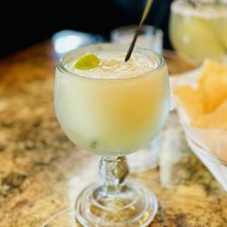 Papa Nacho's - Frozen Margarita no salt (delish!)