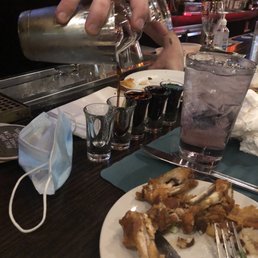 a plate of food on a table