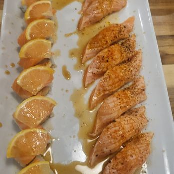 The Parlor Sushi - Salmon, seared salmon, lemon salmon - Sushi Bars Near Me - Montclair, California The Parlor Sushi - Salmon, seared salmon, lemon salmon - Sushi Bars Near Me - Montclair, California