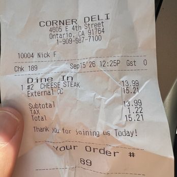 Corner Deli - Delis Near Me - Ontario, California Corner Deli - Delis Near Me - Ontario, California