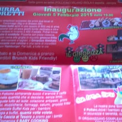 Pollicino - Volantino con giorno inaugurazione