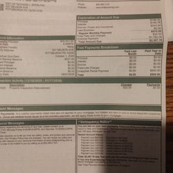 Homewell Financial - Mortgage statement from ken schontz my name is in the will of Richard Sperling
