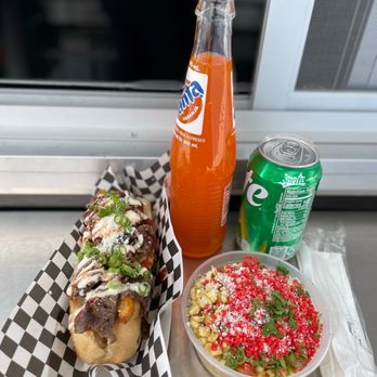 Mob Dawgs - The Philly mob dawg, Fanta orange soda, an the corn with a sprite ya boi. - Food Trucks Near Me