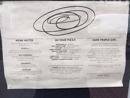 Menu photo 6 Franco Manca London, XGL
