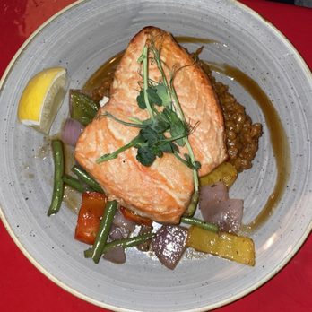 The Boxty House - Salmon dish - Irish Near Me - Dublin, D The Boxty House - Salmon dish - Irish Near Me - Dublin, D