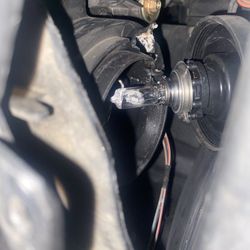 Kerry's Car Care - Headlight wasn't secured in place after changed out, so it slipped out and burned plastic and quit shining through as designed.