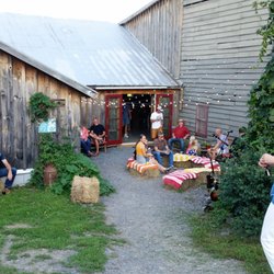 S and S Farm Brewery - 30 minutes later and the line was out the door to where I'm standing.