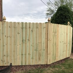 Imperial Fence - The front side of the small section in the front of the house.
