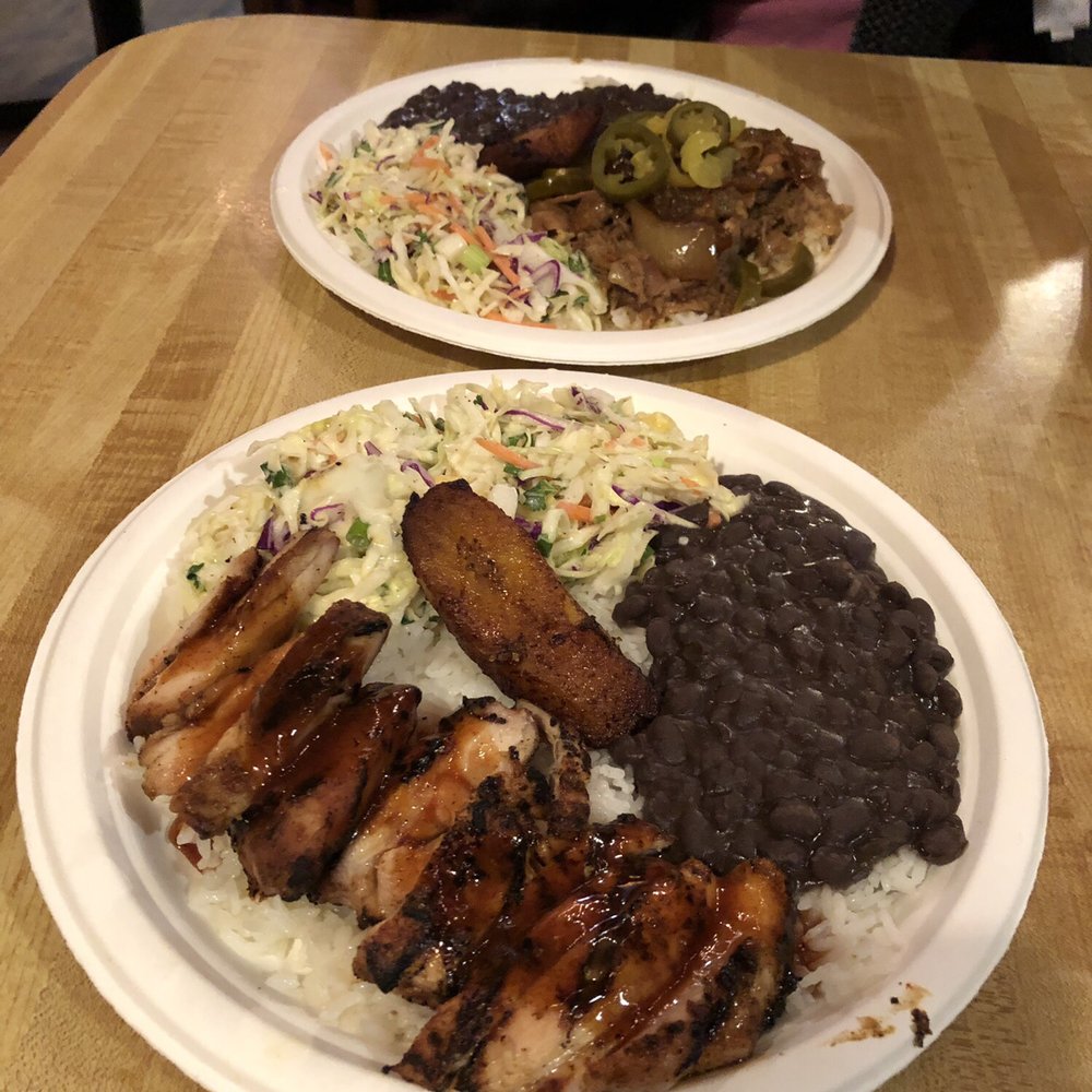 Bongos - Jerk chicken plate - Cuban Near Me - Seattle, Washington Bongos - Jerk chicken plate - Cuban Near Me - Seattle, Washington