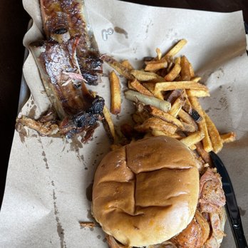 Mission BBQ - Baby back ribs, spare ribs, pulled smoked chicken sandwich, fries - Barbeque Near Me - Murfreesboro, Tennessee Mission BBQ - Baby back ribs, spare ribs, pulled smoked chicken sandwich, fries - Barbeque Near Me - Murfreesboro, Tennessee
