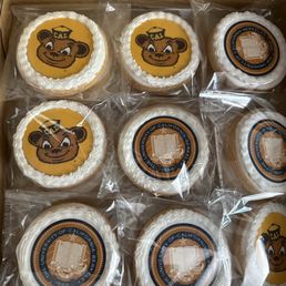 Cookies for my brother's graduation party
