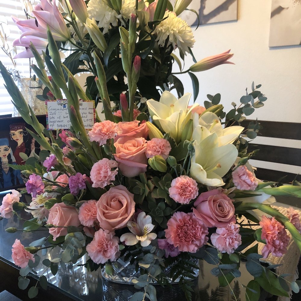 "Hello beautiful bouquet"