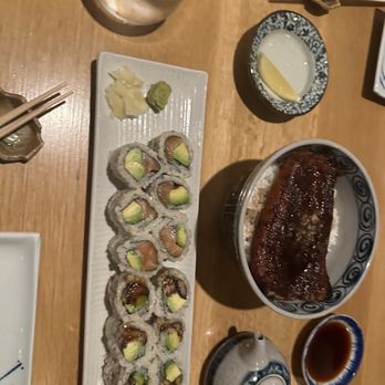 Sushi Taro - Eel sushi, salmon and avocado roll, eel rice bowl - Sushi Bars Near Me - Washington, DC, District of Columbia