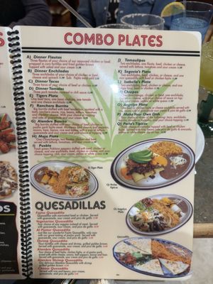Menu photo 2 El Patron Mexican Grill Clarksville, TX