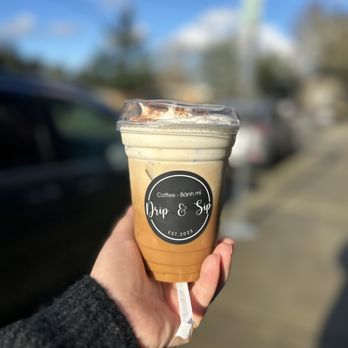 Drip & Sip - 16OZ Vietnamese coffee with a sweet & salty cold foam - Coffee & Tea Near Me - Tukwila, Washington