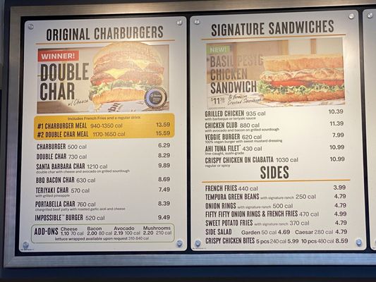 Menu photo 2 Habit Burger & Grill Vacaville, CA Menu photo 2 Habit Burger & Grill Vacaville, CA