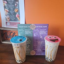 Shoebox Cafe - Milk black tea with tapioca boba