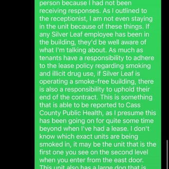 Silver Leaf Property Management - Texts with property manager - Property Management Near Me - Fargo, North Dakota Silver Leaf Property Management - Texts with property manager - Property Management Near Me - Fargo, North Dakota