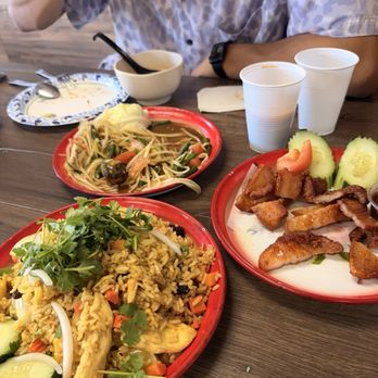 Ahan Lao - 20. Pineapple Fried Rice 8. Deep-Fried Pork Belly 11. Lao Papaya Salad - Laotian Near Me - Chula Vista, California Ahan Lao - 20. Pineapple Fried Rice 8. Deep-Fried Pork Belly 11. Lao Papaya Salad - Laotian Near Me - Chula Vista, California