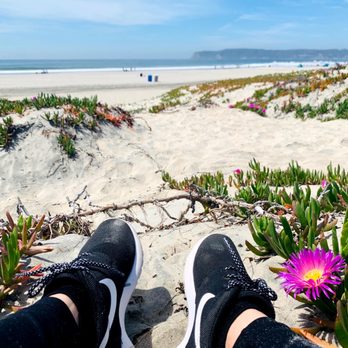 Coronado Center Beach - Feet ( shoes in the sand ) - Beaches Near Me - Coronado, California