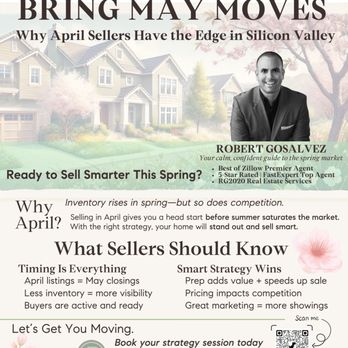Robert Gosalvez - Compass - April Wins Bring May Moves - Real Estate Agents Near Me - Los Gatos, California Robert Gosalvez - Compass - April Wins Bring May Moves - Real Estate Agents Near Me - Los Gatos, California
