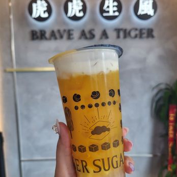 Tiger Sugar - tiger mango sago - Bubble Tea Near Me - Los Angeles, California Tiger Sugar - tiger mango sago - Bubble Tea Near Me - Los Angeles, California