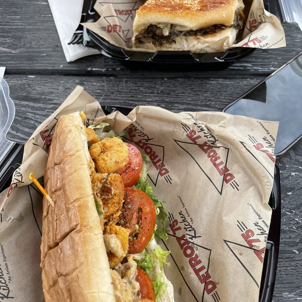 Detroit 75 Kitchen - Shrimp po boy - Food Trucks Near Me - Detroit, Michigan Detroit 75 Kitchen - Shrimp po boy - Food Trucks Near Me - Detroit, Michigan
