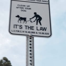 Cross Town Trail - I wish I could write tickets for this.  They even provide bags and some people still can't pick up after their dogs.