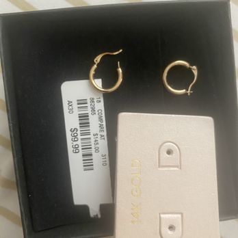 TJ Maxx - Gold earring turned out to be fake - Department Stores Near Me - Chino, California TJ Maxx - Gold earring turned out to be fake - Department Stores Near Me - Chino, California