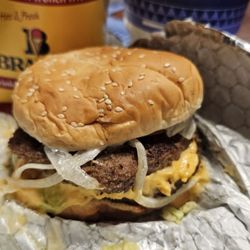 Braum’s - Triple patty with cheese