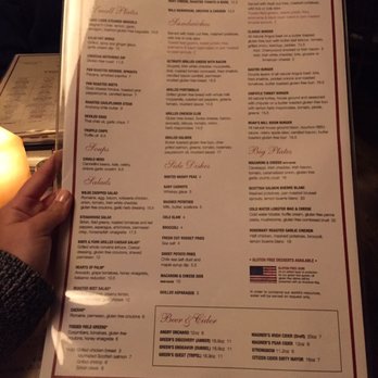 Lady Gregory's - The best and biggest gluten free menu I've ever seen! - New American Near Me - Chicago, Illinois