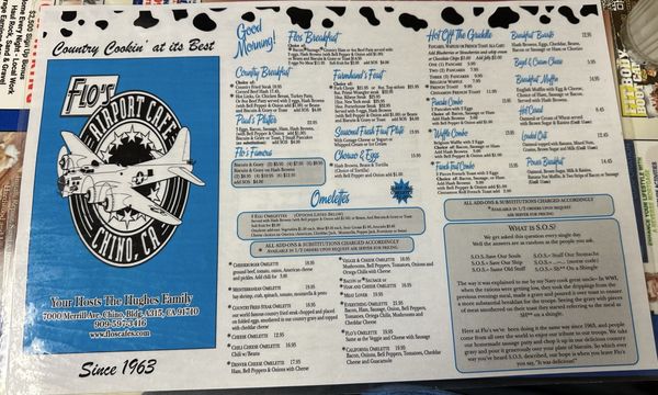 Menu photo 6 Flo's Airport Cafe Chino, CA Menu photo 6 Flo's Airport Cafe Chino, CA