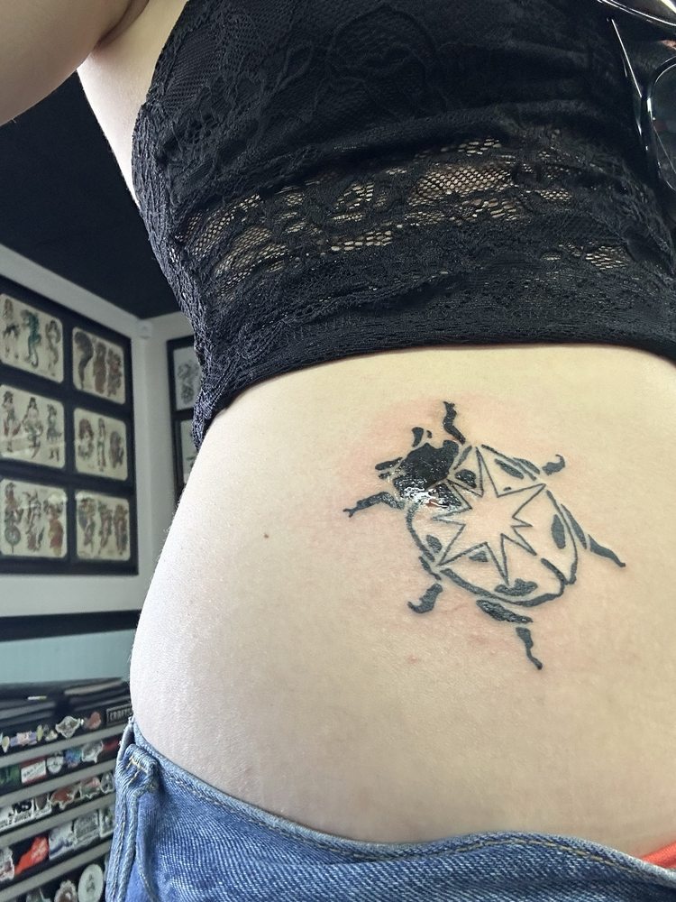 Golden Rose Tattoo Logo