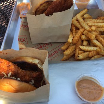 Main Chick Hot Chicken - Two sandwich combo - Chicken Shop Near Me - Carlsbad, California Main Chick Hot Chicken - Two sandwich combo - Chicken Shop Near Me - Carlsbad, California