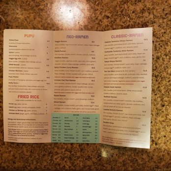 Ramen Bowls - Summer menu 1 - Ramen Near Me - Lawrence, Kansas
