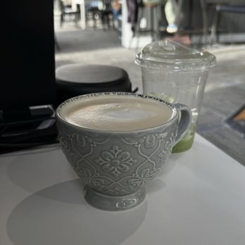 Cuppa Espresso Bar - London fog latte , iced rose matcha - Coffee & Tea Near Me - Irving, Texas