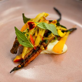 Populaire Modern Bistro - Prix fixe 1 -- Koji roasted heirloom carrots - French Near Me - Costa Mesa, California Populaire Modern Bistro - Prix fixe 1 -- Koji roasted heirloom carrots - French Near Me - Costa Mesa, California