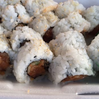FRESH Sushi - Salmon roll behind, spicy crunchy tuna in front. - Japanese Near Me - Vancouver, British Columbia FRESH Sushi - Salmon roll behind, spicy crunchy tuna in front. - Japanese Near Me - Vancouver, British Columbia