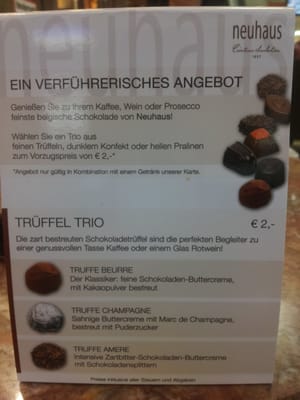 Menu photo 3 Neuhaus Chocolatier Vienna, 9