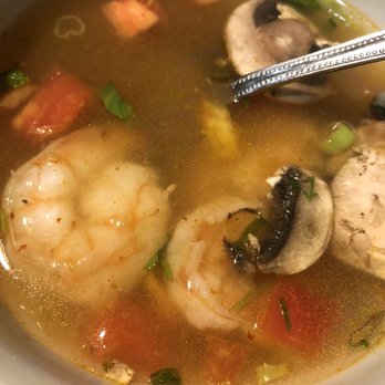 Thai Bistro - Shrimp Tom Yum, yummy but very spicy - Thai Near Me - Bartlett, Tennessee Thai Bistro - Shrimp Tom Yum, yummy but very spicy - Thai Near Me - Bartlett, Tennessee