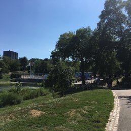 A pond and a pool super pretty Central Park is A pond and a pool super pretty Central Park is